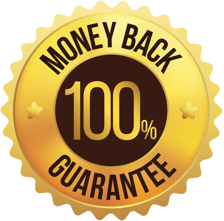 Joint Genesis 100% money-back guarantee badge